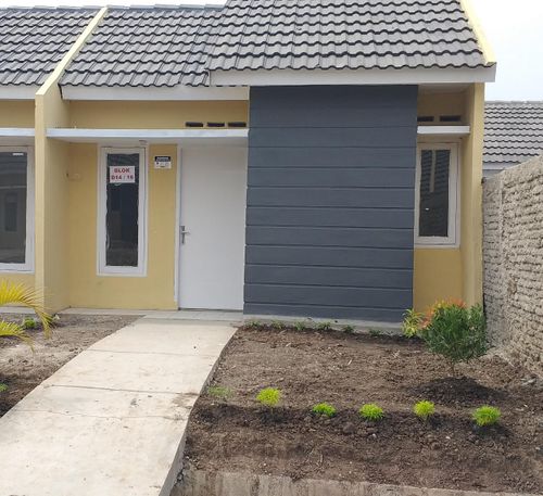 foto tampak rumah tipe Azalea 22/60 perumahan Tanjakan Indah