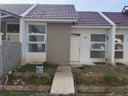 foto tampak rumah tipe 30/66 perumahan PRIMA SURYA
