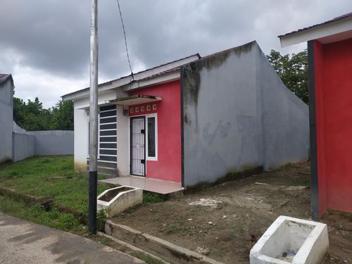 foto tampak rumah tipe 36 perumahan Sejahtera 1