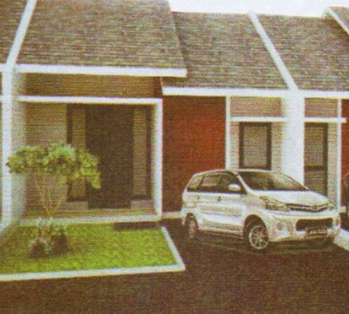 foto tampak rumah tipe 36 perumahan GRIYA LASALEPA