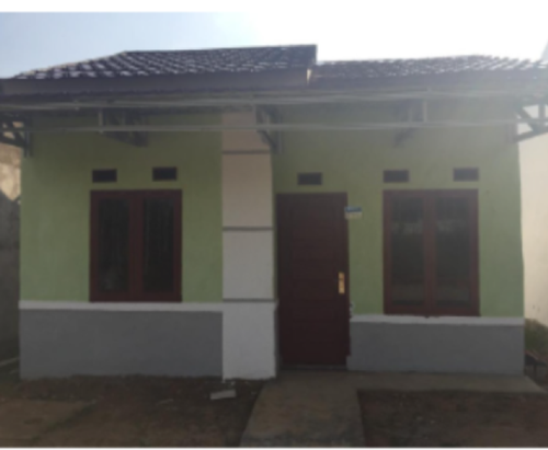 foto tampak rumah tipe 36 perumahan PESONA SUKOMORO