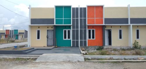 foto tampak rumah tipe 36/84 perumahan BUMI TANETEA MAS