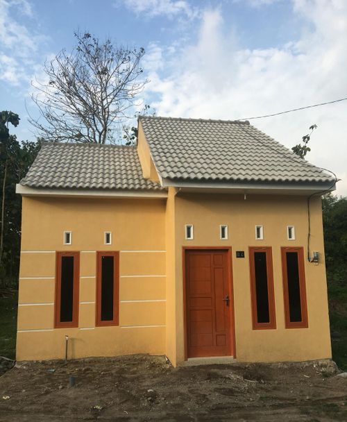 foto tampak rumah tipe 36 perumahan Griya Permata Alam