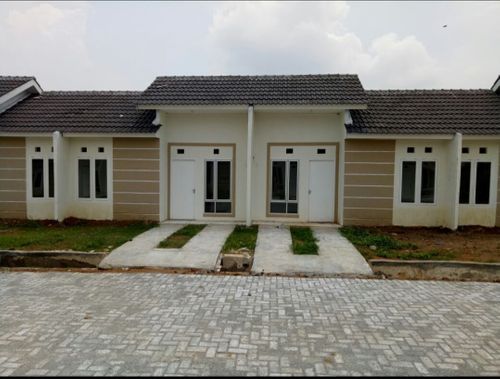 foto tampak rumah tipe 27/60 perumahan Pondok Cikampek