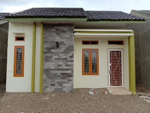 foto tampak rumah tipe 36 perumahan NEW CITY MANSION