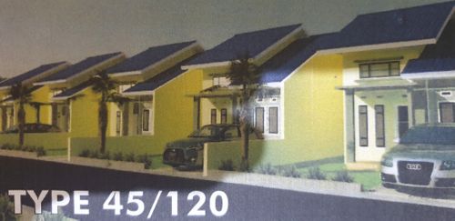 foto tampak rumah tipe 45/120 perumahan GRIYA BALIASE SEJAHTERA