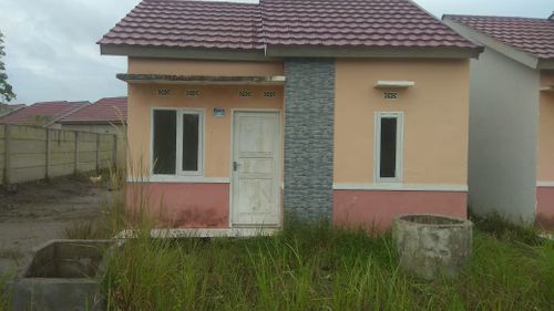 foto tampak rumah tipe 36/77 perumahan PERMATA TALANG KELAPA 2
