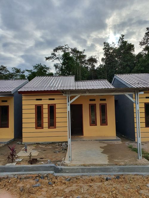 foto tampak rumah tipe 36  perumahan Griya Baruga Mas 2