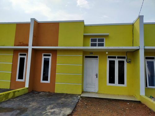 foto tampak rumah tipe 36 perumahan Griya Ellok II Campang Raya
