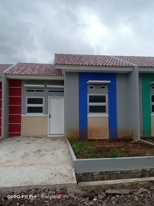 foto tampak rumah tipe 30/60 perumahan Metro Munjul