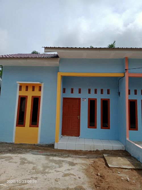 foto tampak rumah tipe 36 perumahan Griya Batu Bara Indah