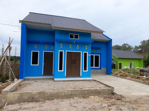 foto tampak rumah tipe 36/112  perumahan GREEN HILL 2