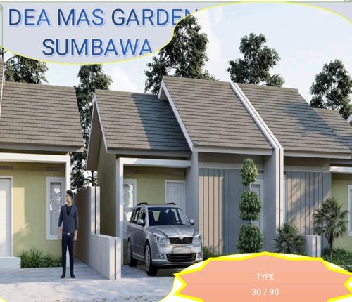 foto tampak rumah tipe 30/90 perumahan HISSTO DEA MAS GARDEN