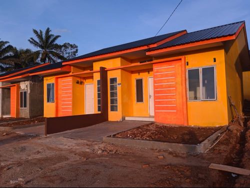 foto tampak rumah tipe 36/98 perumahan Griya Napa Asri