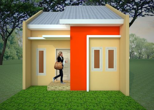foto tampak rumah tipe asri perumahan GRIYA PESONA ASRI