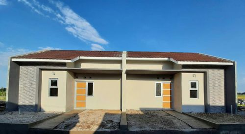 foto tampak rumah tipe 32/61 perumahan Griya Asri Gadingan