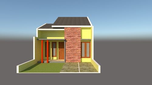 foto tampak rumah tipe 36 perumahan PERUMAHAN TOPOYO CITY 2