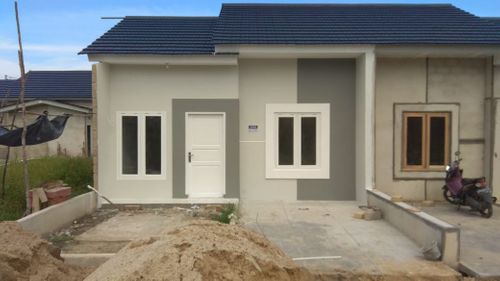 foto tampak rumah tipe 36/PARALEL perumahan PERUM DAMAI LESTARI
