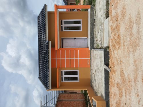 foto tampak rumah tipe RSH 36/108 m2 perumahan Surya mandiri teropong v tahap 2