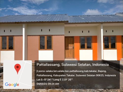 foto tampak rumah tipe 30/78 perumahan RACHITA INDAH