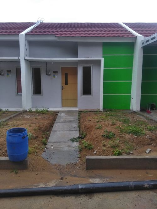 foto tampak rumah tipe 30/60 perumahan THE GREEN LEYANGAN