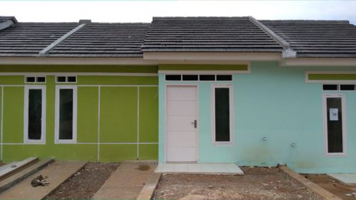 foto tampak rumah tipe Subsidi perumahan Hukoci Green Residence