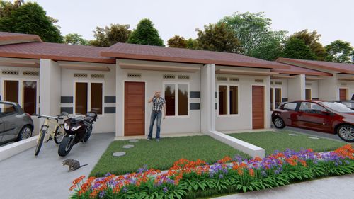 foto tampak rumah tipe 36/66 B perumahan PESONA MAJA INDAH