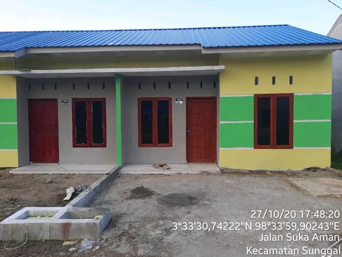 foto tampak rumah tipe 36 perumahan VILLA BERANDA MENCIRIM