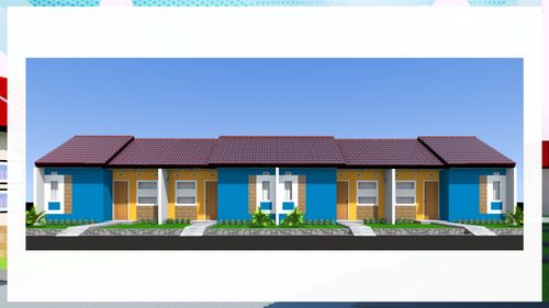 foto tampak rumah tipe Jas perumahan Kepuren Residence 4
