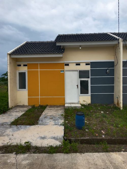 foto tampak rumah tipe TOBA 1 perumahan Cikarang Lake View