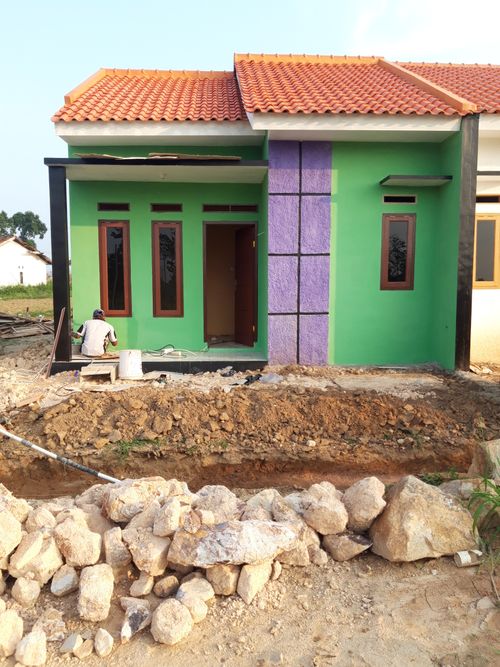 foto tampak rumah tipe 36 / 84 perumahan Perumahan Griya Salwa Serdang