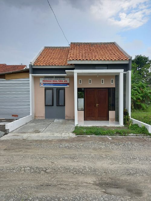 foto tampak rumah tipe 40/70 perumahan Perumahan purnajaya