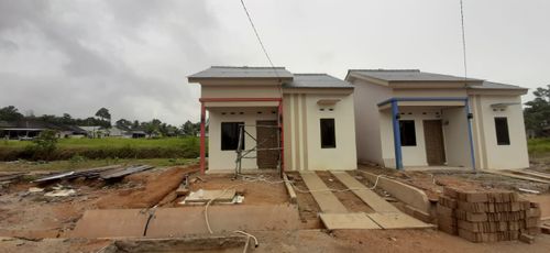 foto tampak rumah tipe Unit Subsidi Pesona Padang Baru perumahan PESONA PADANG BARU