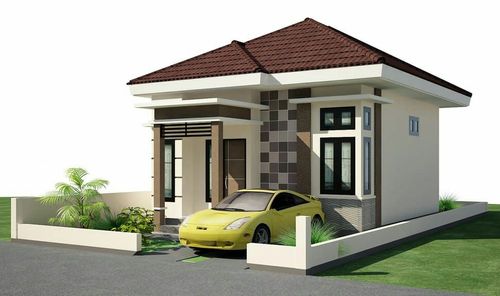 foto tampak rumah tipe 50 perumahan Perumahan Berlian