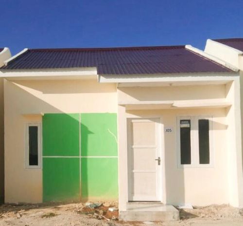 foto tampak rumah tipe 33 perumahan Samara City