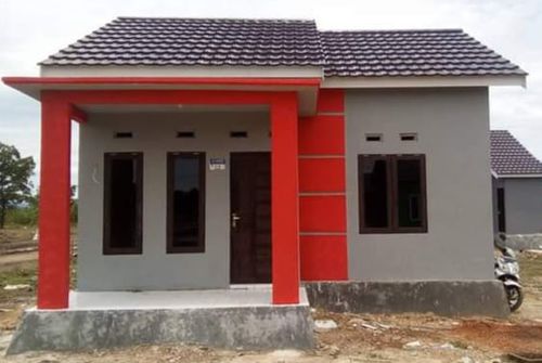 foto tampak rumah tipe 36 perumahan MUSTIKA GRIYA PERMAI