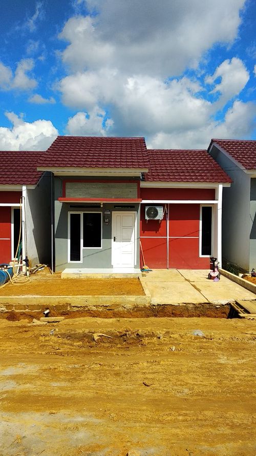foto tampak rumah tipe 36/91 perumahan BERKAH MANDIRI