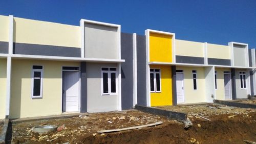 foto tampak rumah tipe 36/84 perumahan BUMI PALANGA MAS 