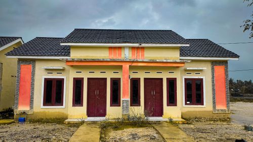 foto tampak rumah tipe 36 perumahan VILLA ASRI DARUSSALAM INDAH