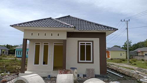 foto tampak rumah tipe 36 perumahan Griya Mahoni - Ranto Panyang Timur