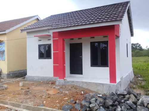 foto tampak rumah tipe 36/160 perumahan PERUMAHAN PESONA LIANGANGGANG PERMAI