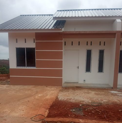 foto tampak rumah tipe 36/91 perumahan Permata Sungai Carang