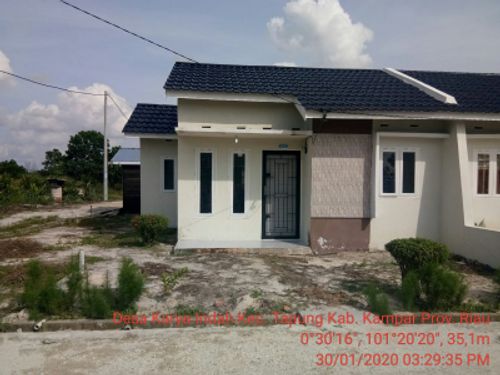 foto tampak rumah tipe 36 perumahan Pesona garuda sakti