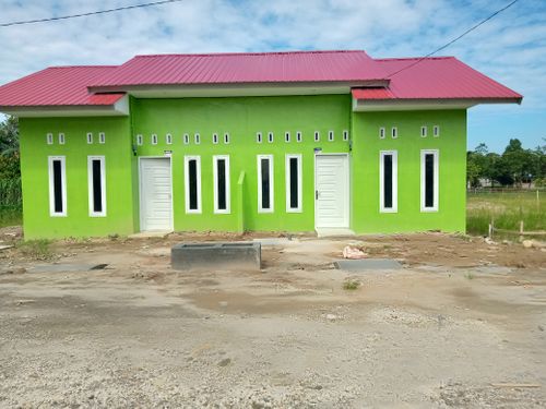 foto tampak rumah tipe 36 perumahan PERUMAHAN KARYA GREEN RESIDENCE IV
