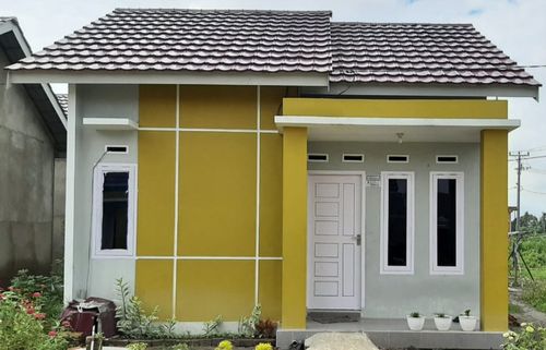foto tampak rumah tipe 36 perumahan Berlian Citra Lestari