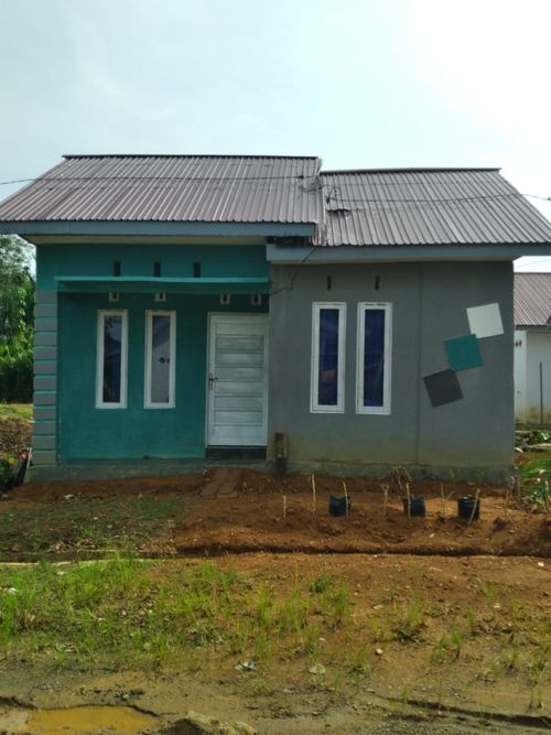 foto tampak rumah tipe 36/120 perumahan GRIYA BANUA MUHIBBIN