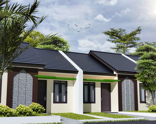 foto tampak rumah tipe ARABIC 36/60 perumahan PERUMAHAN GADING ASRI