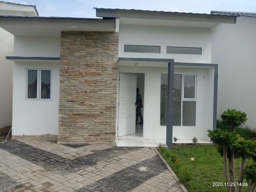 foto tampak rumah tipe 36 perumahan Grand Sapphire Regency