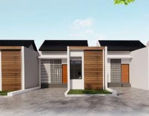 foto tampak rumah tipe 30/60 perumahan GAJAH MADA RESIDENCE