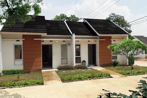 foto tampak rumah tipe 30/60 perumahan SAKA HILL